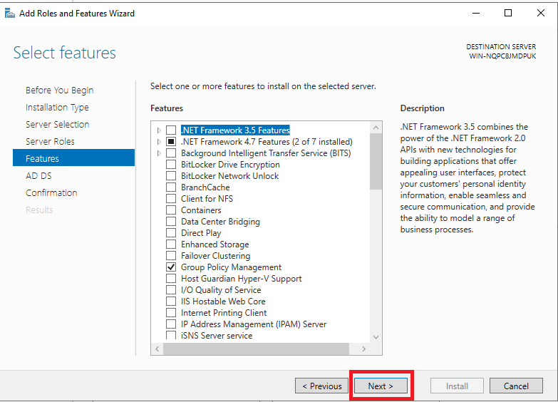 .Net Framework 3.5 features